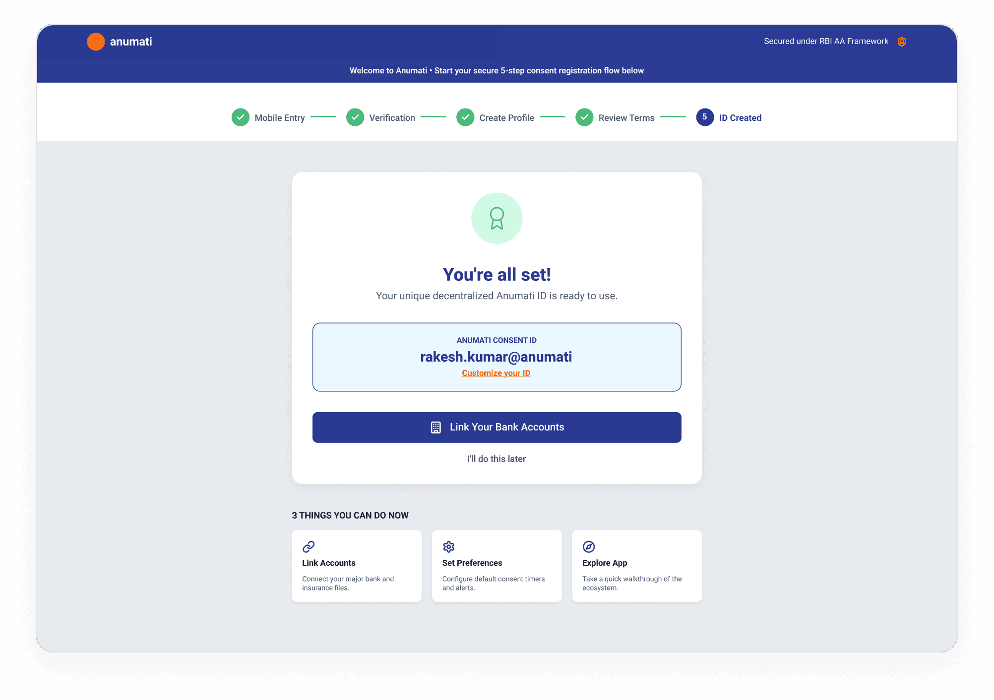 Thumbnail Onboarding Success